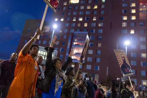 10_9_14 Boston Advocates Rally for Police Accountability