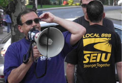 Malden Janitors Union Rally