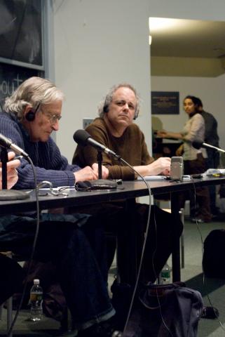 Noam Chomsky and Michael Albert at the Building a Society from Below Event at MIT