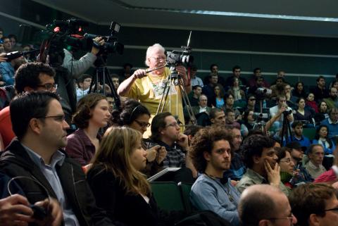 The Crowd at the Building a Society from Below Event at MIT